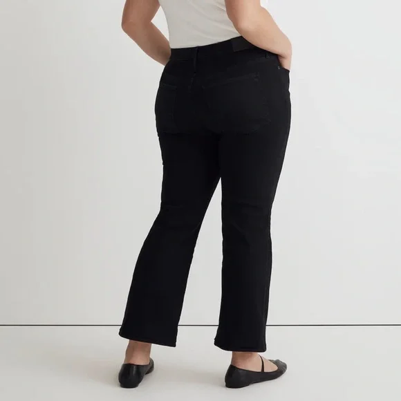 NWT Madewell Mid-rise Stretch Black Jeans // 33P - Picture 3 of 14